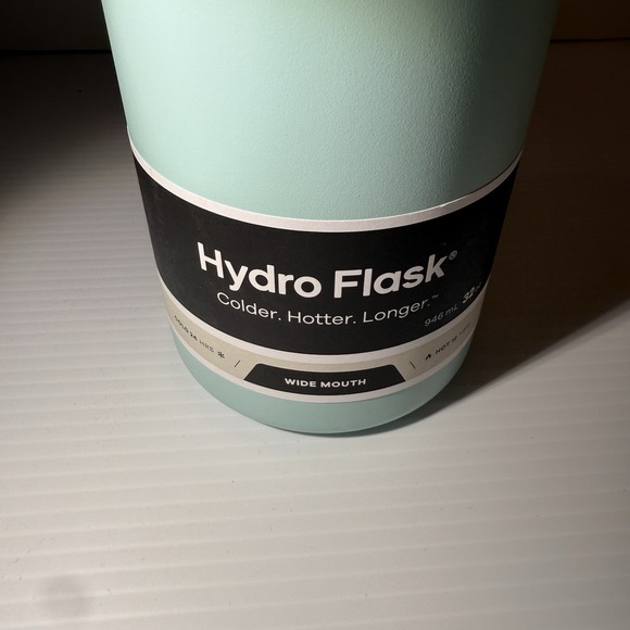 Hydro Flask 32 oz. Wide Mouth Bottle with Wide Flex Cap - DEW, Orig MSRP $45! - Picture 3 of 8